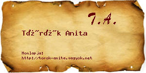 Török Anita névjegykártya